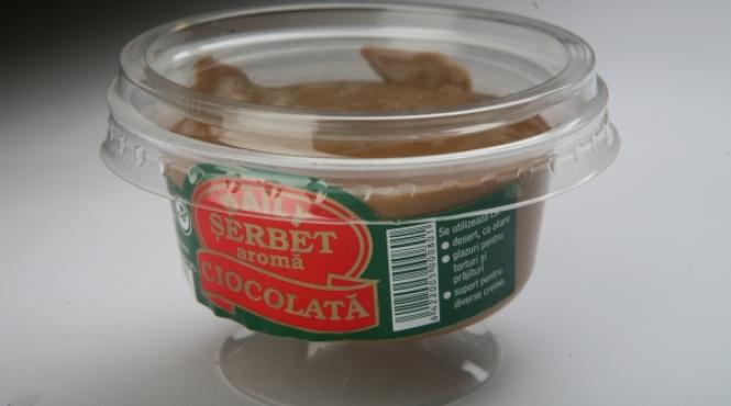 serbet cu iluzie de ciocolata
