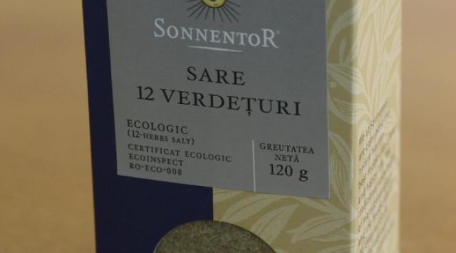 produsul zilei sare de mare cu verdeturi