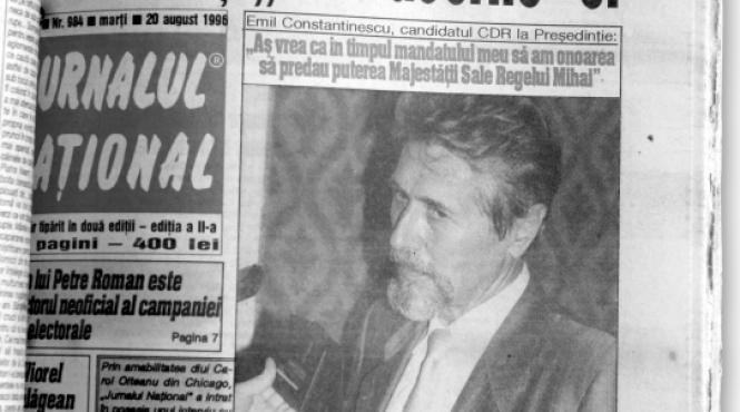 monarhistul a devenit republican in trei zile