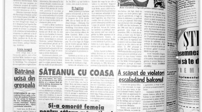 bebe carabina s a intepat la ghimpati