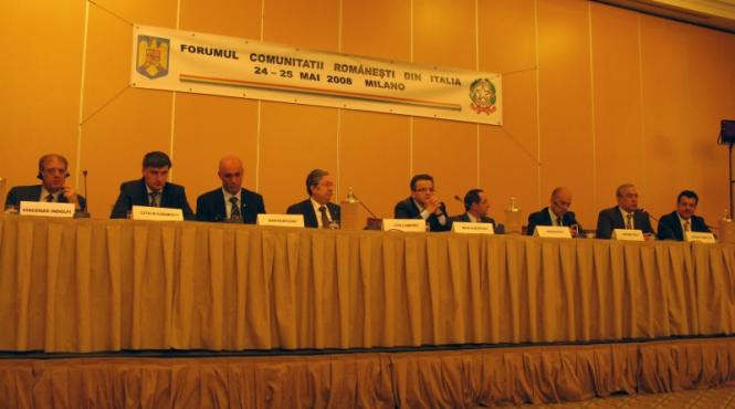 primul forum al romanilor din italia