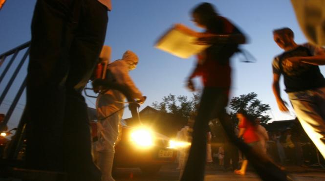 la cersit de voturi in cimitirul bellu