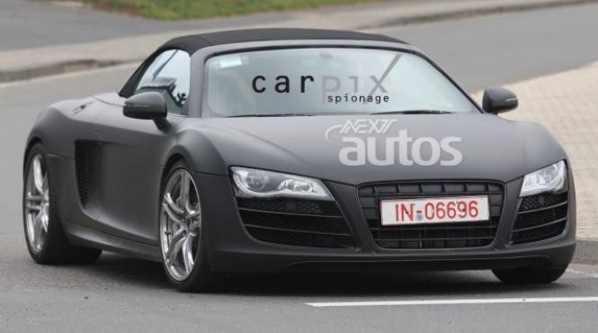 imagini audi r8 spider