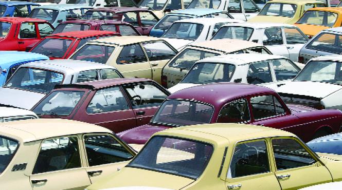 cimitirul de masini pret de nimic pe rablele casate