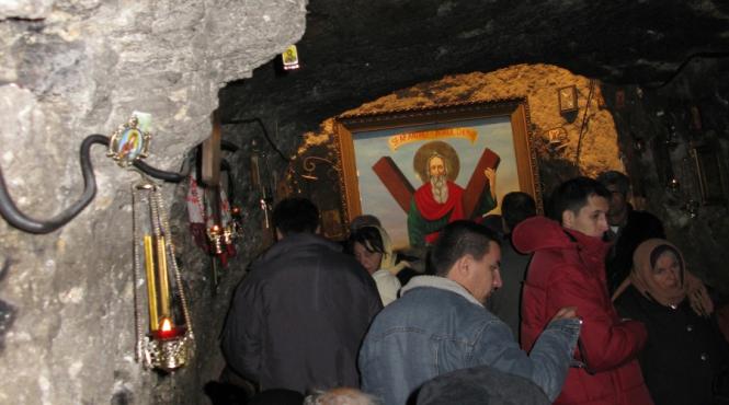 sfantul andrei pestera de foc a romanilor
