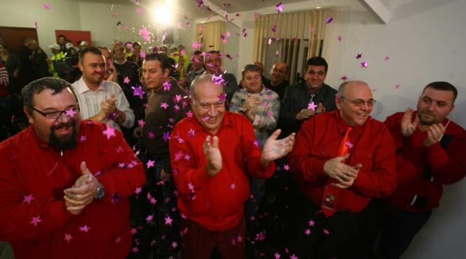 voiculescu a sarbatorit cu echipa