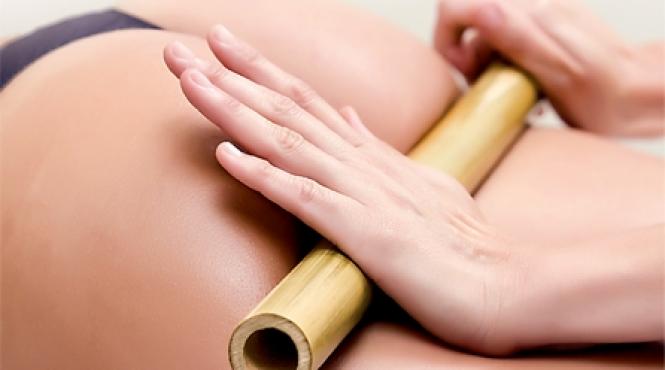 masajul cu bete de bambus