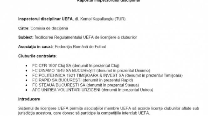 uefa frf a incalcat in mod grav obligatiile privind licentierea cluburilor