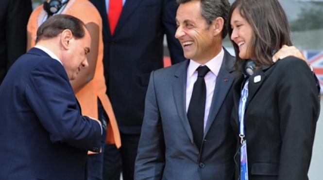 berlusconi da megaparty la g8