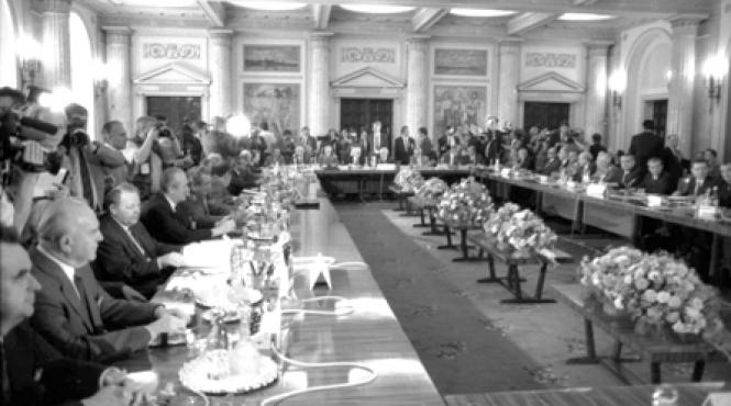 disputa dintre ceausescu si liderii maghiari la nivelul structurilor otv