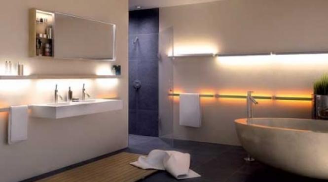 lumina fluorescenta in corpuri moderne de mobilier