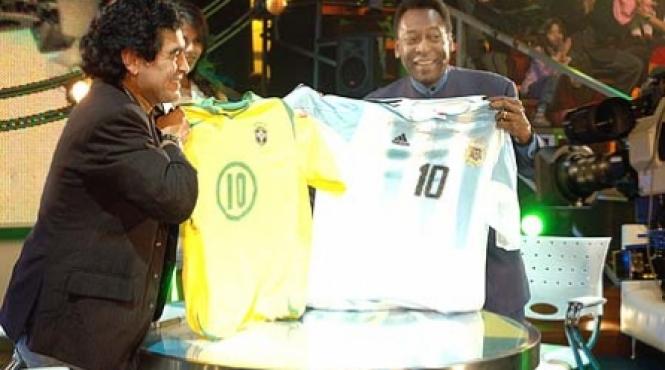 maradona nu zic ca sunt mai bun ca pele dar lumea m a votat pe mine video