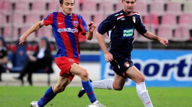 steaua debut fara fani