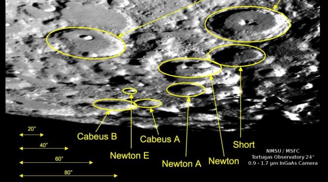 nasa bombardeaza luna