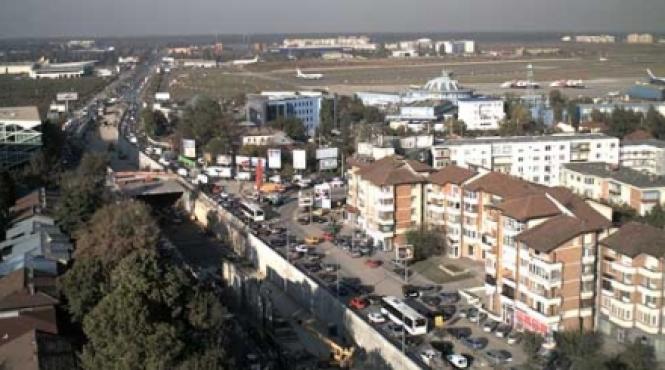 avarie la o conducta de apa nordul capitalei trafic blocat