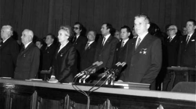 membrii cpex asteptau demisia lui ceausescu la congres