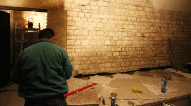 cateva secunde in cripta presedintelui