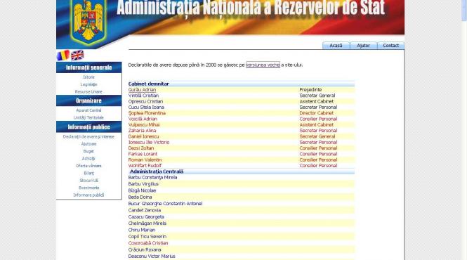 13 angajati pentru seful rezervelor de stat