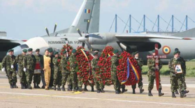 militarul mort in afganistan inmormantat cu onoruri a brasov