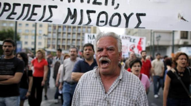 grecia paralizata de o noua greva generala