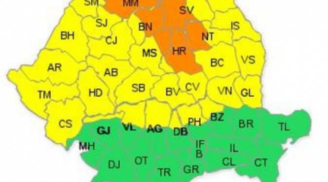 cod portocaliu de ploi vizate maramures suceava neamt