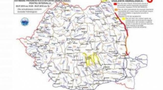 hidrologii mentin avertizarea cod rosu de inundatii pe prut
