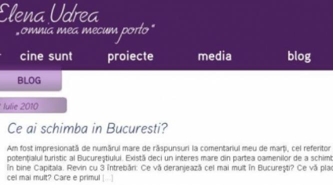 udrea scrie pe blog despre schimbarile de care are nevoie capitala