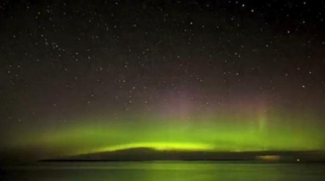 efectele tsunami ului solar aurorele polare vizibile in america de nord video