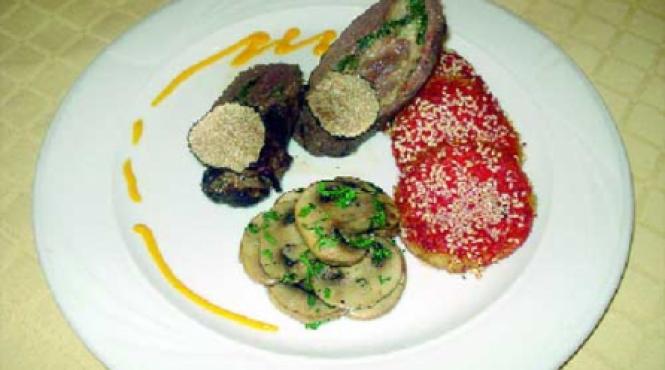 vrabioara de vita cu garnitura de ginger taler