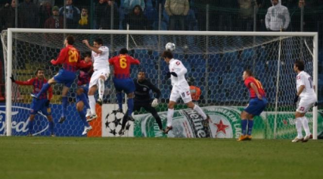 nici o victorie si nici un gol pentru steaua impotriva echipelor italiene