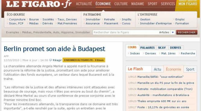 le figaro incurca bucurestiul cu budapesta