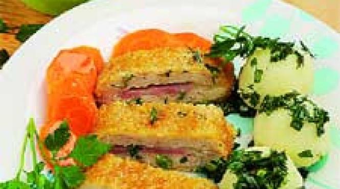 rulada de pui cu cartofi