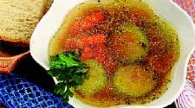 ciorba de peste cu legume