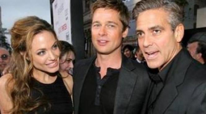 george clooney salvat de angelina jolie si brad pitt
