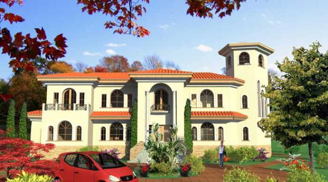 locuinta unifamiliala de tip conac