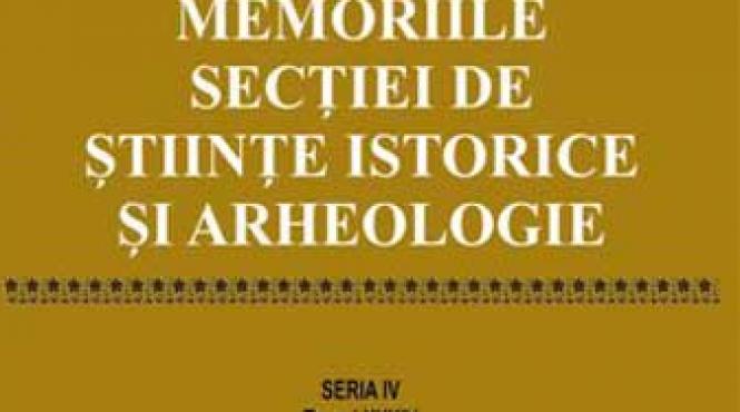 academia romana memoriile sectiei de istorie si arheologie