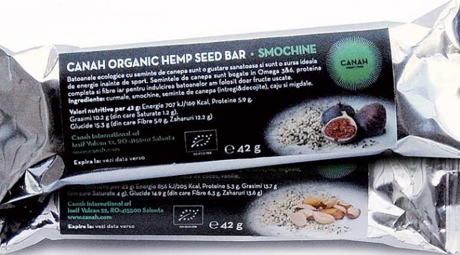 batoane si ciocolata cu seminte de canepa