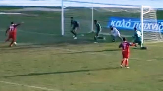 video ratare incredibila intr un meci din liga a doua a greciei