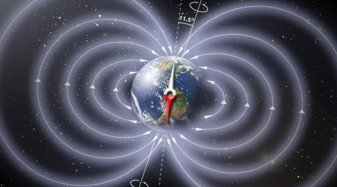 polul nord magnetic al terrei se muta catre rusia cu 64 km pe an