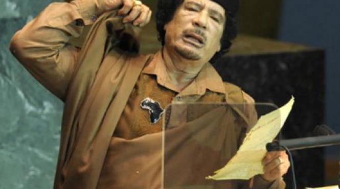 kadhafi le cere refugiatilor palestinieni sa marsaluiasca spre palestina