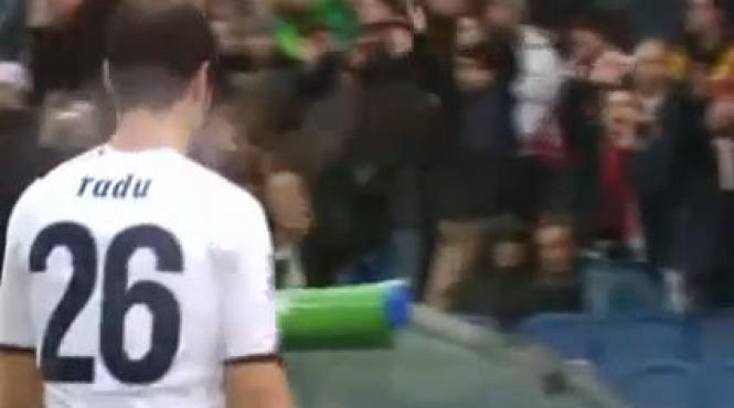 stefan radu gesturi obscene la adresa suporterilor romei