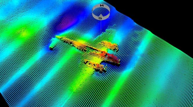 bombardier nazist gasit intact in canalul manecii