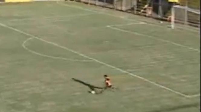 video un portar paraguayan a marcat de la 80 de metri