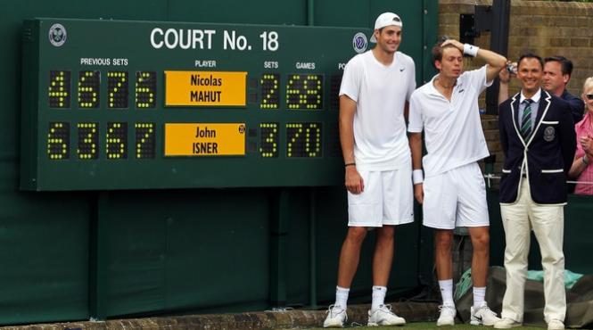 meci cu repetitie isner si mahut se intalnesc din nou la wimbledon