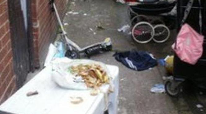 locuitorii din belfast satui de tiganii din romania folosesc intrarea in casa pe post de toaleta