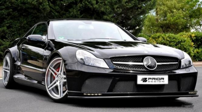 mercedes benz sl r230 in viziunea prior design