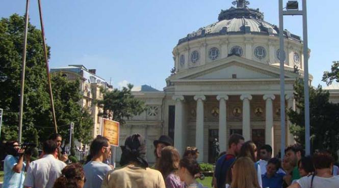 cu bastonul prin capitala