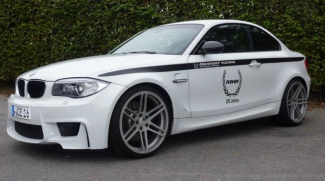 bmw seria 1 m coupe in varianta manhart racing