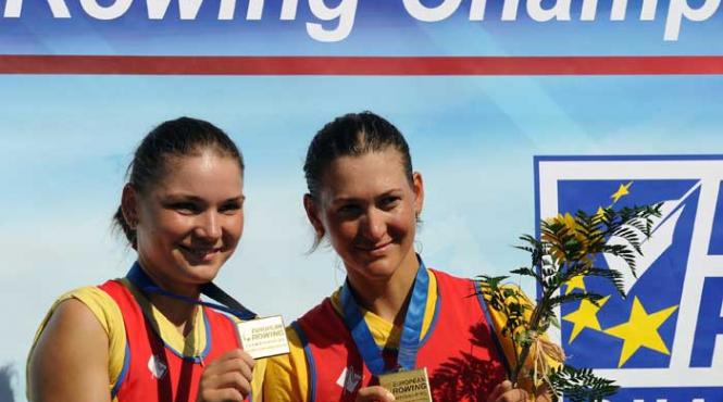 doua medalii de aur pentru canotoare