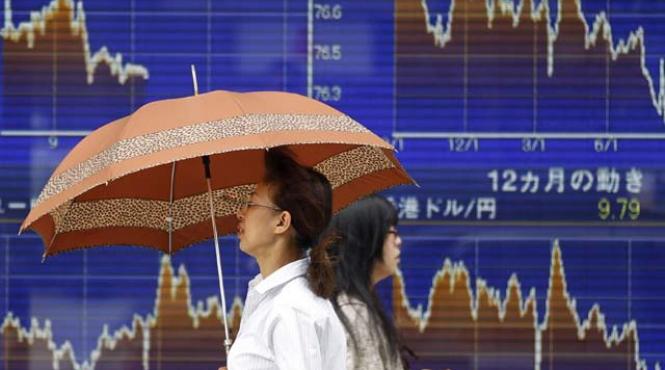 bursele din asia in cadere